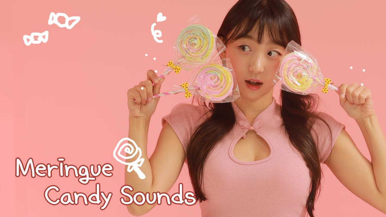 棒棒糖酥皮饼干的声音LOLLIPOP MERINGUE COOKIES Eating Sounds-助眠云视听