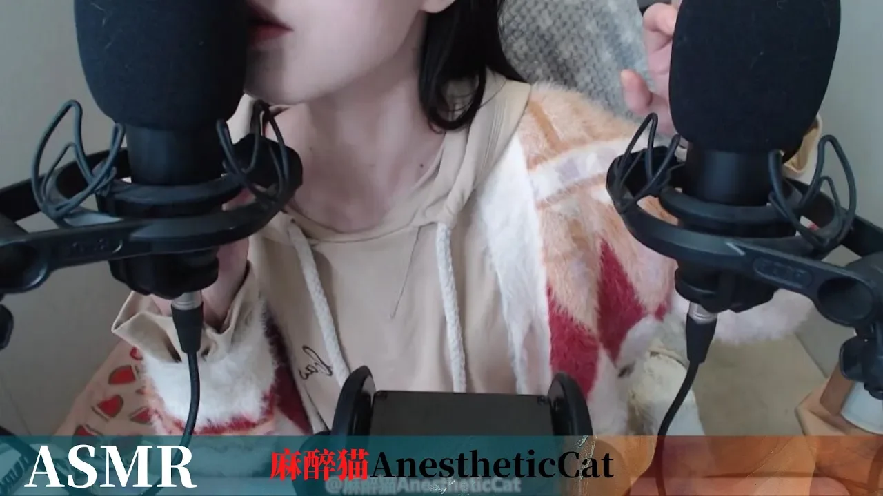 麻醉猫【ASMR】各种你没听过的全程核能口腔音和舔耳咀嚼音!-助眠云视听