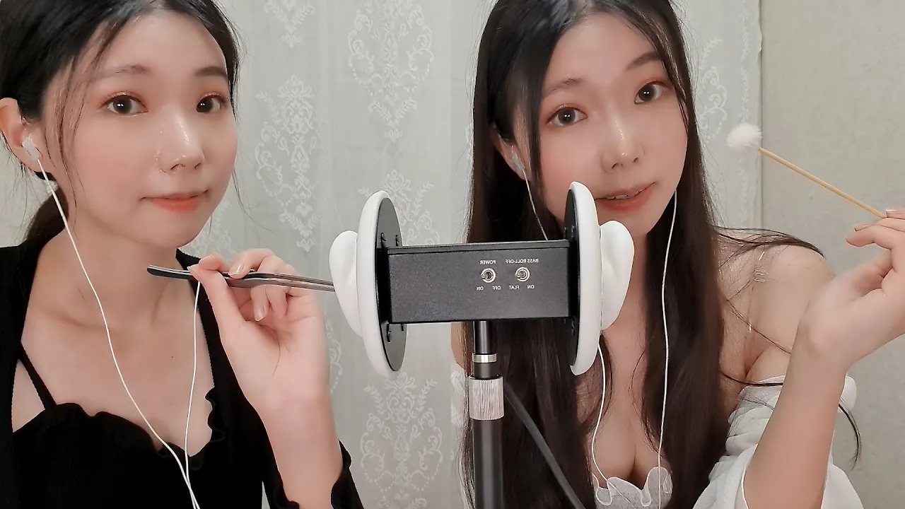 ASMR 和好久不见的双胞胎姐姐一起掏耳朵！-助眠云视听